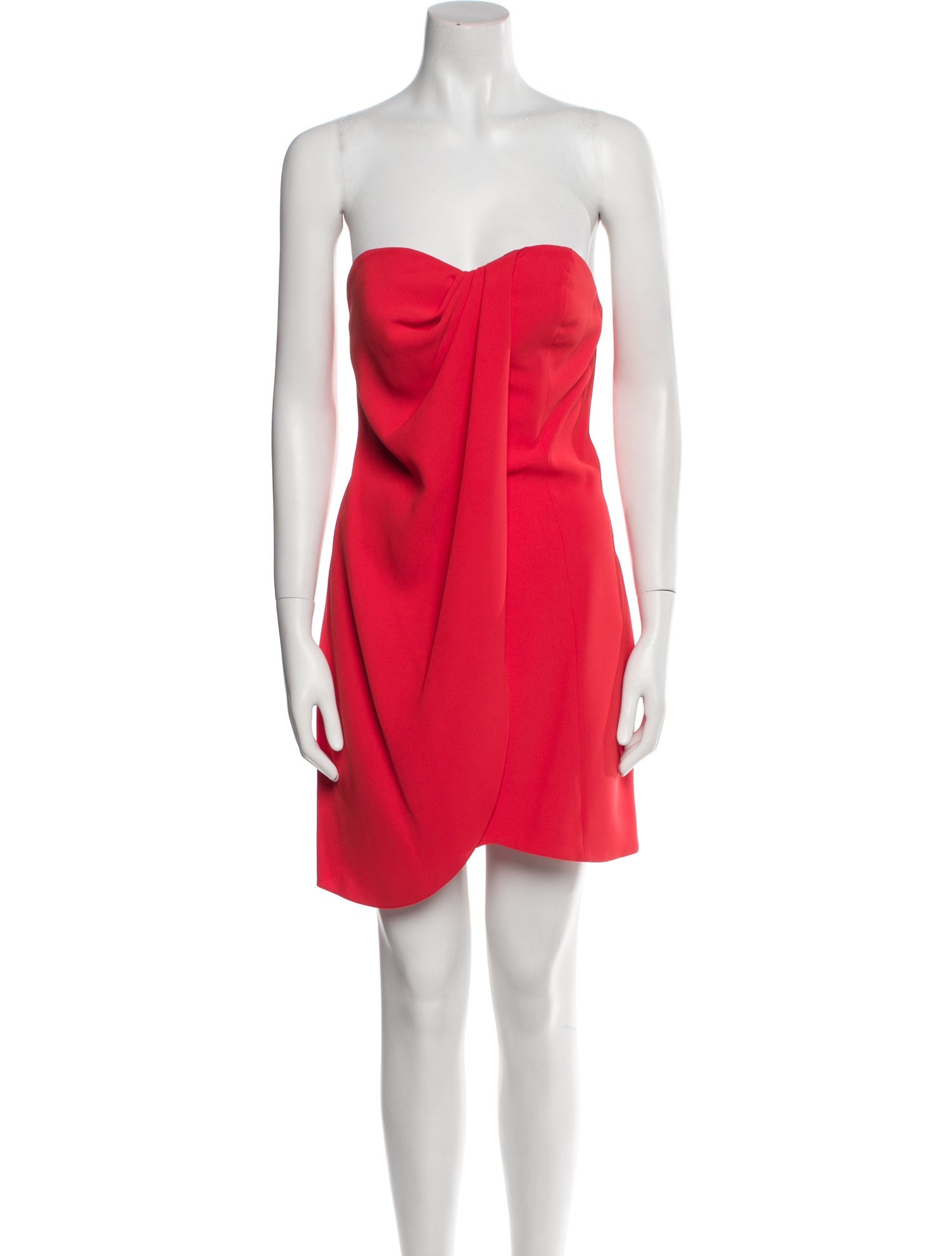 Tarik Ediz Strapless Mini Dress