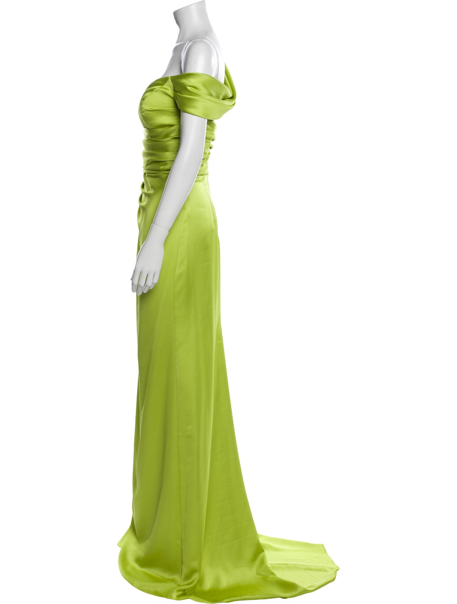 Tarik Ediz One-Shoulder Long Dress