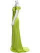 Tarik Ediz One-Shoulder Long Dress