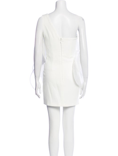 Tarik Ediz One-Shoulder Mini Dress