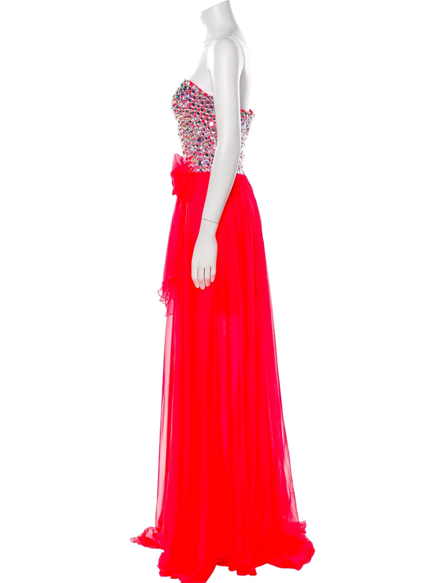 Tarik Ediz Strapless Long Dress w/ Tags
