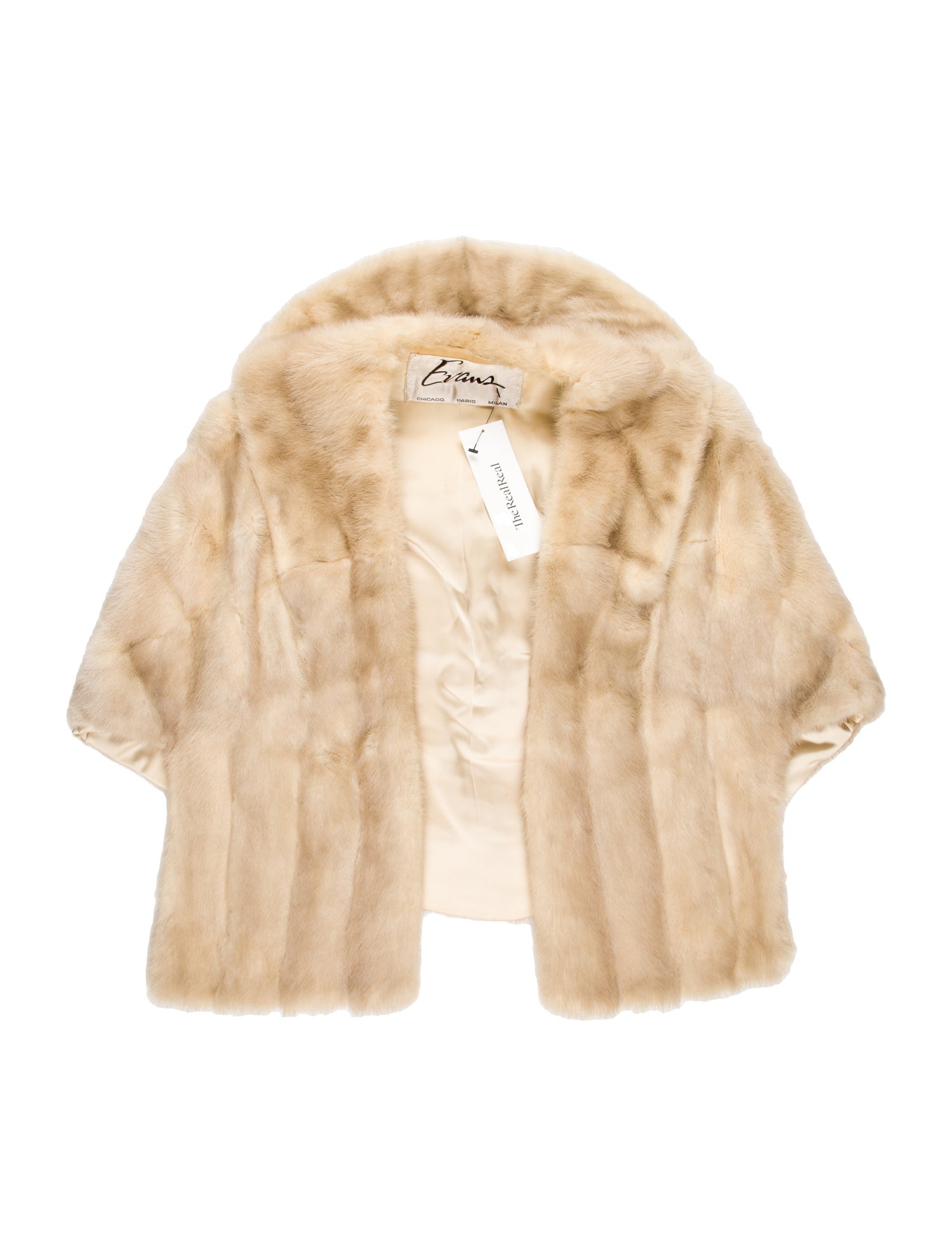 The Evans Collection Fur Shawl