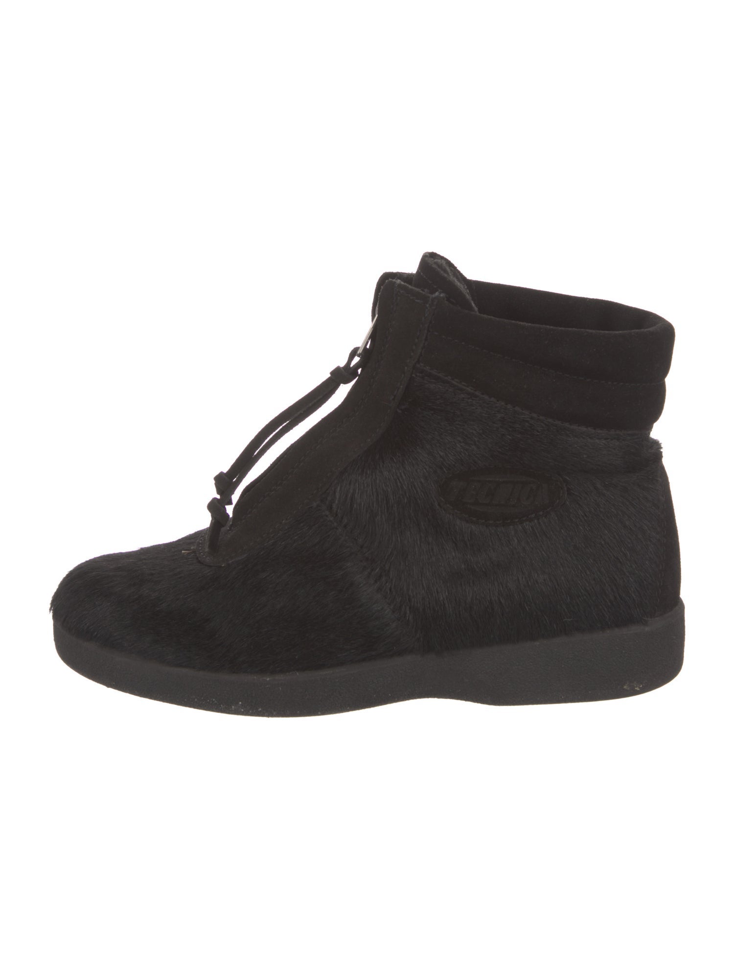 Tecnica Ponyhair Lace-Up Boots