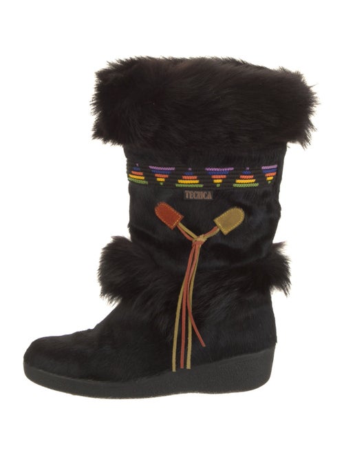 Tecnica Fur Lace-Up Boots