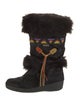 Tecnica Fur Lace-Up Boots