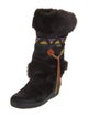 Tecnica Fur Lace-Up Boots