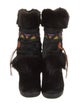Tecnica Fur Lace-Up Boots