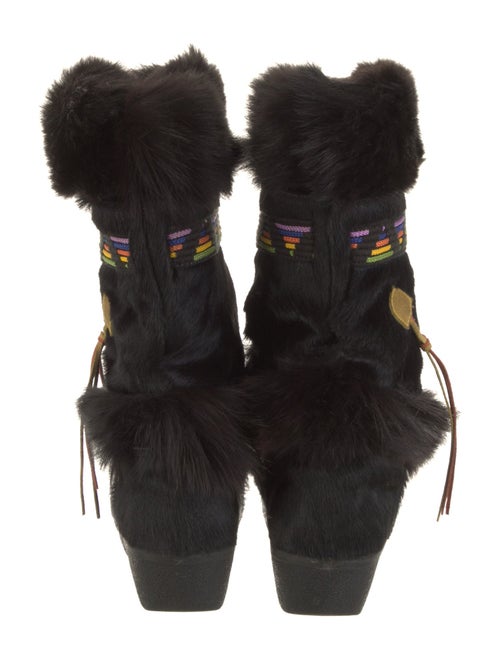 Tecnica Fur Lace-Up Boots