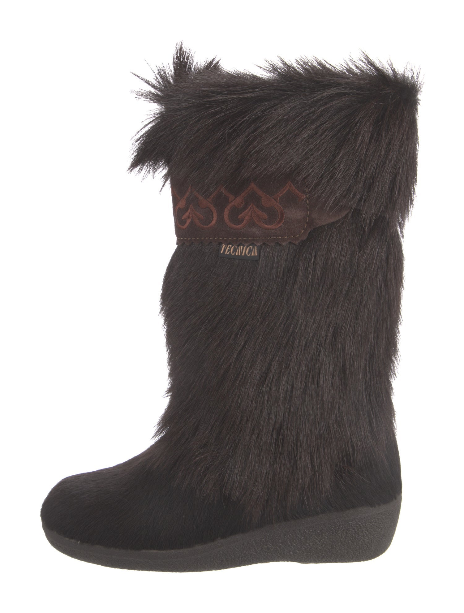 Tecnica Ponyhair Lace-Up Boots