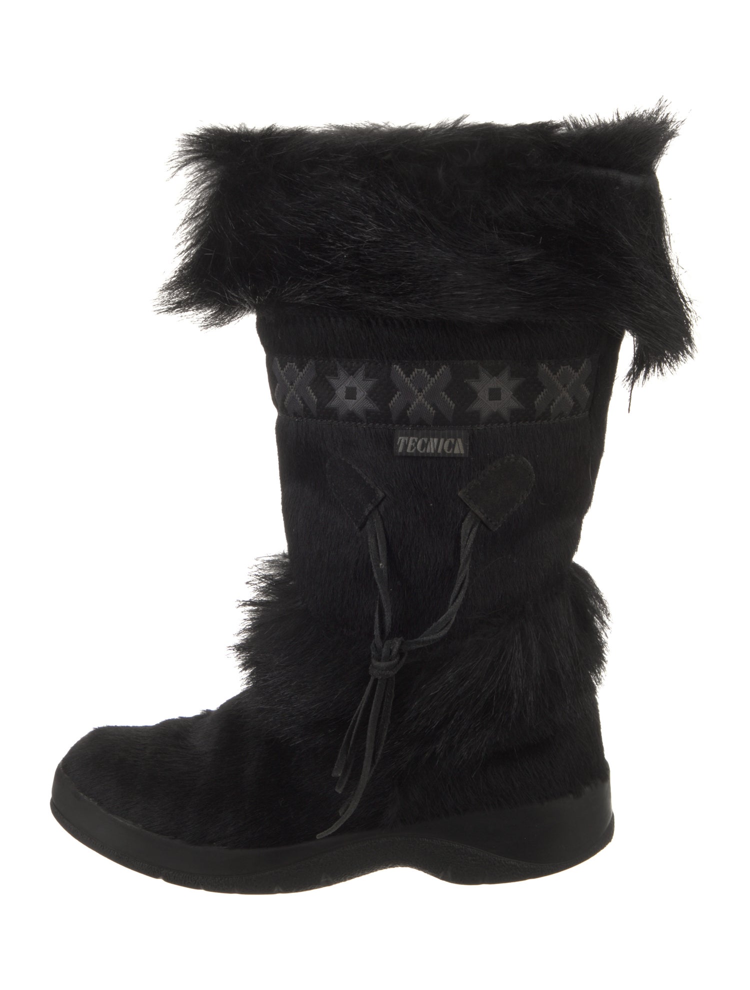 Tecnica Ponyhair Striped Boots