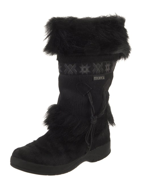 Tecnica Ponyhair Striped Boots
