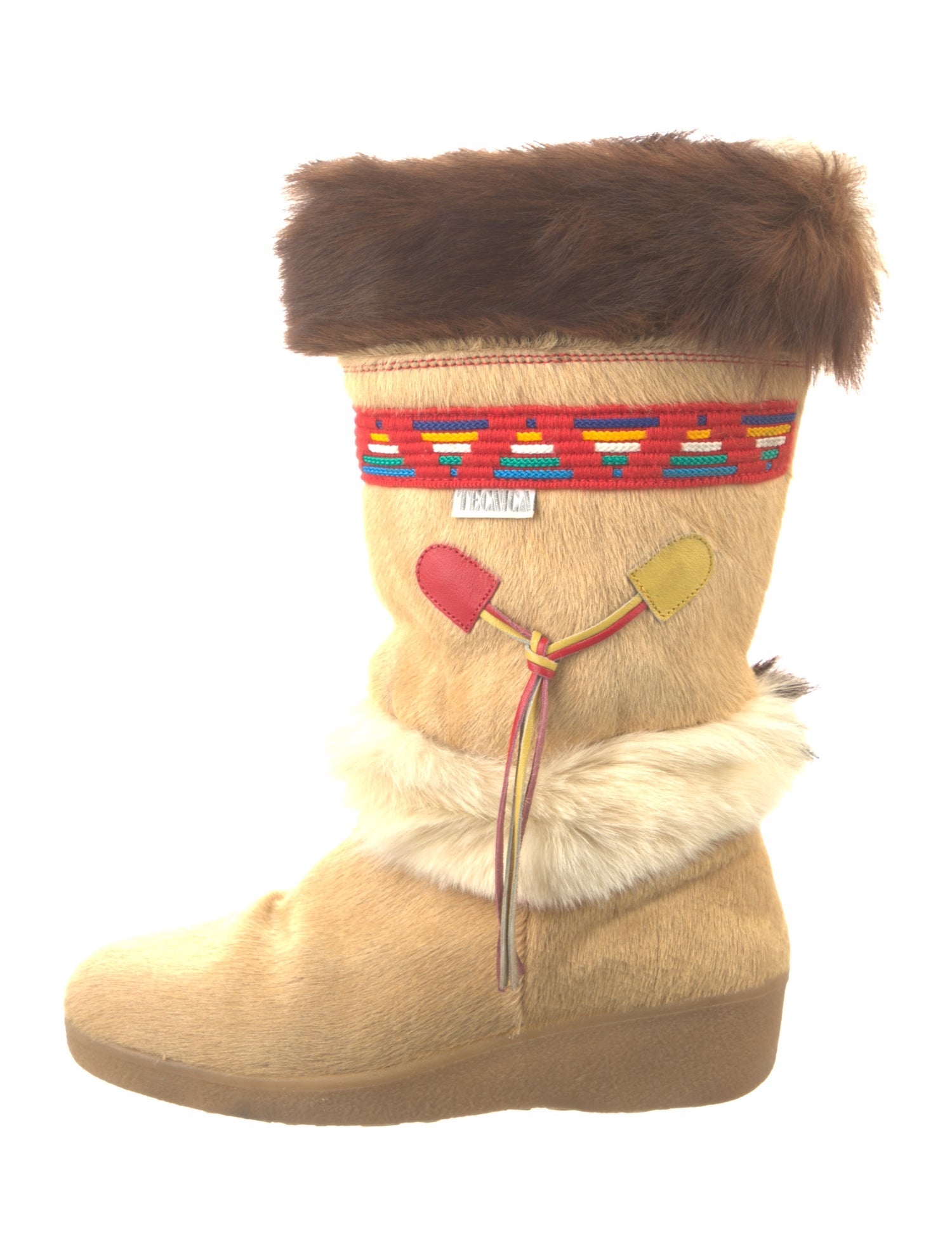 Tecnica Ponyhair Printed Boots