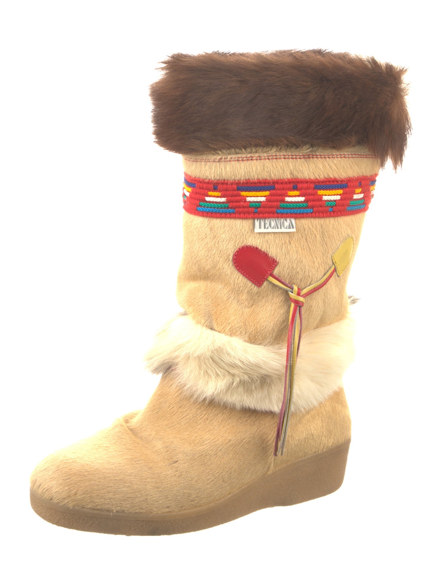 Tecnica Ponyhair Printed Boots