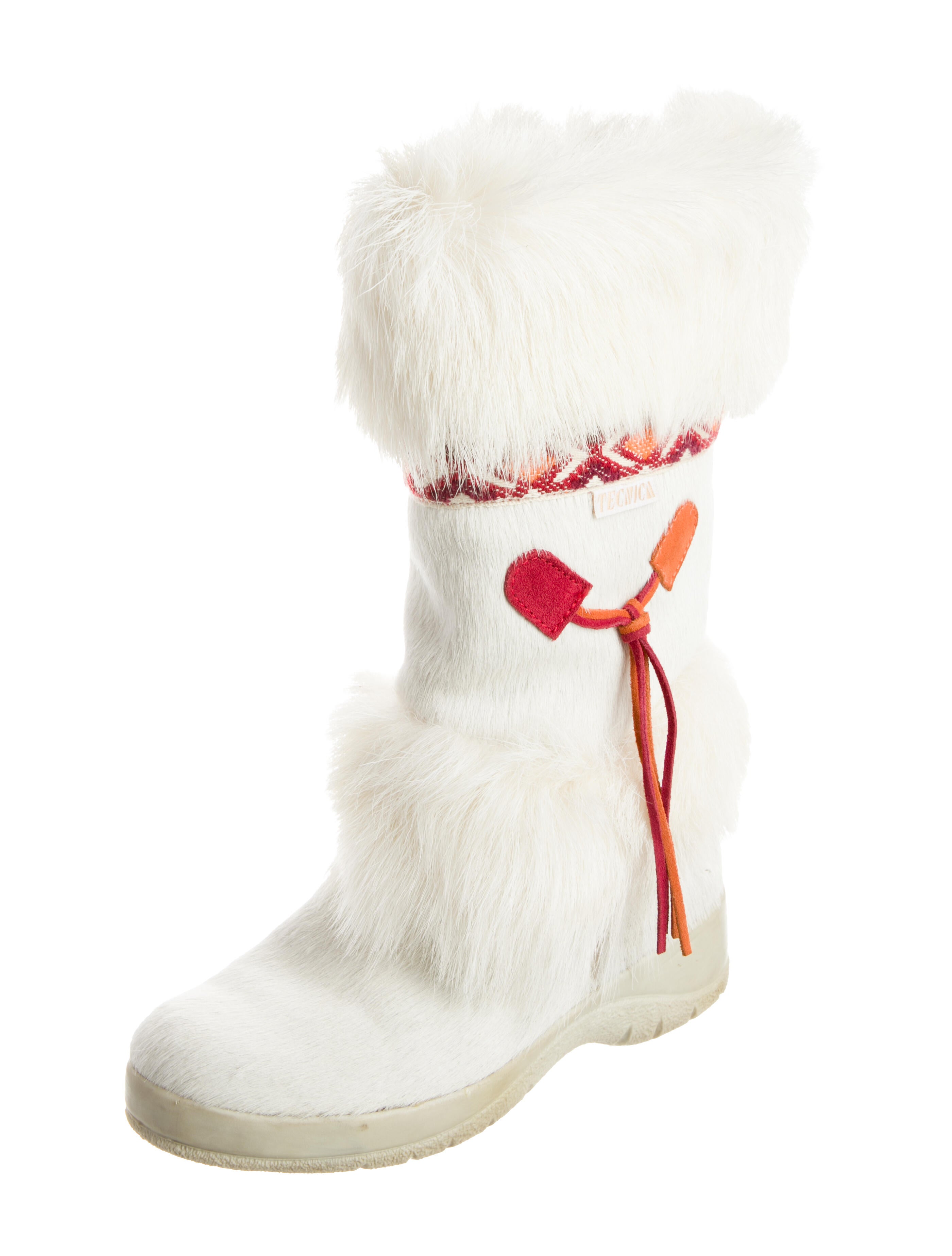 Tecnica Ponyhair Embroidered Accent Boots