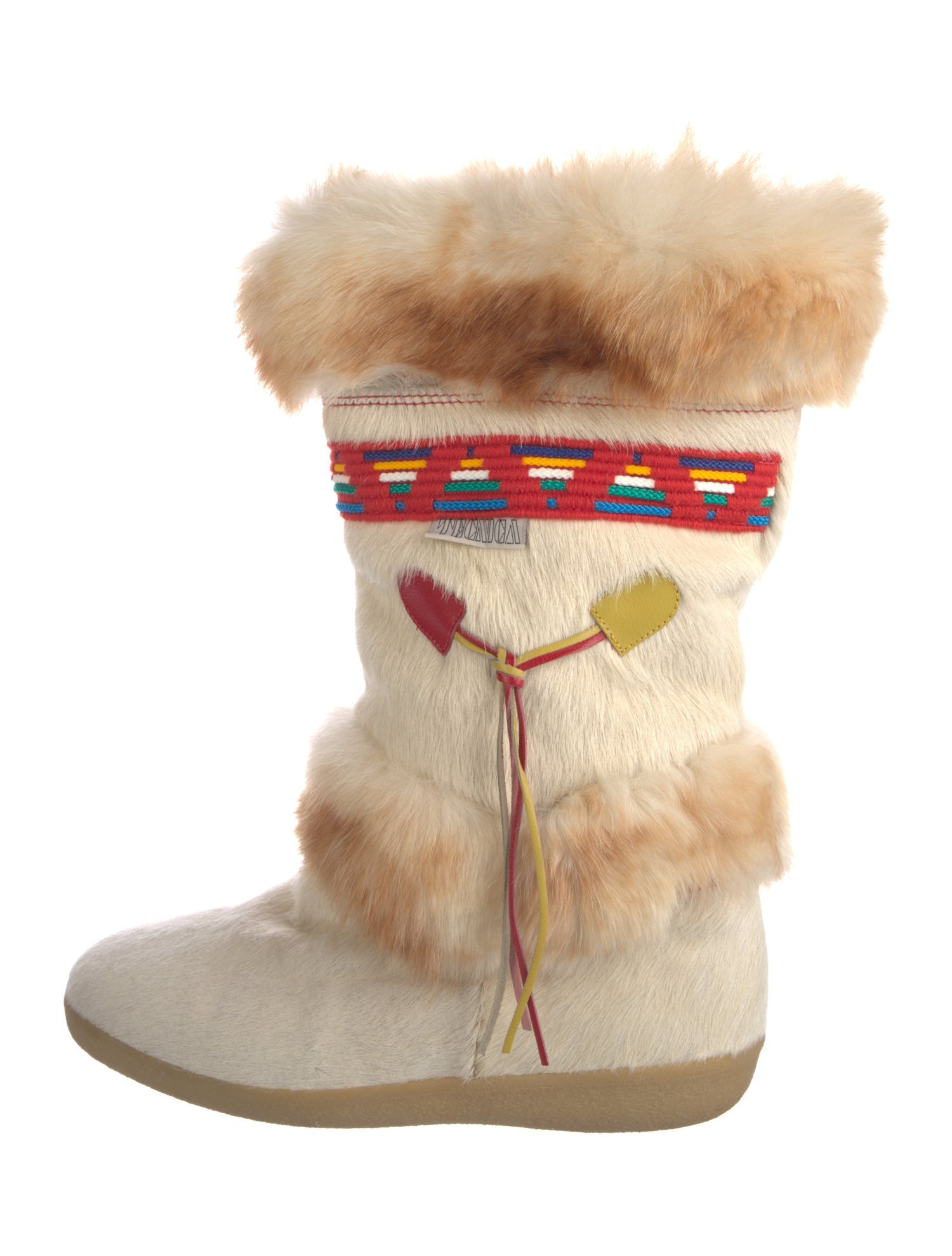 Tecnica Fur Striped Boots