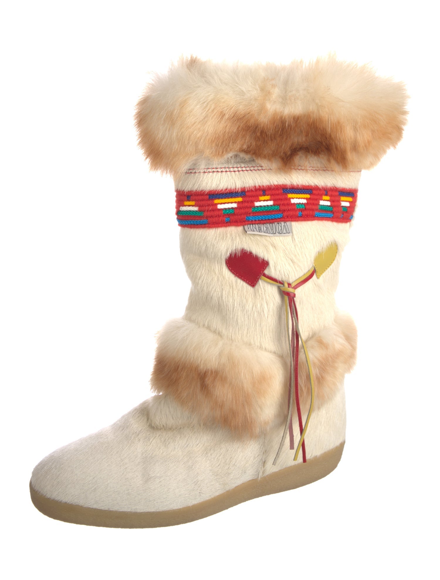 Tecnica Fur Striped Boots