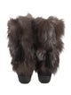 Tecnica Fur Tassel Accents Boots
