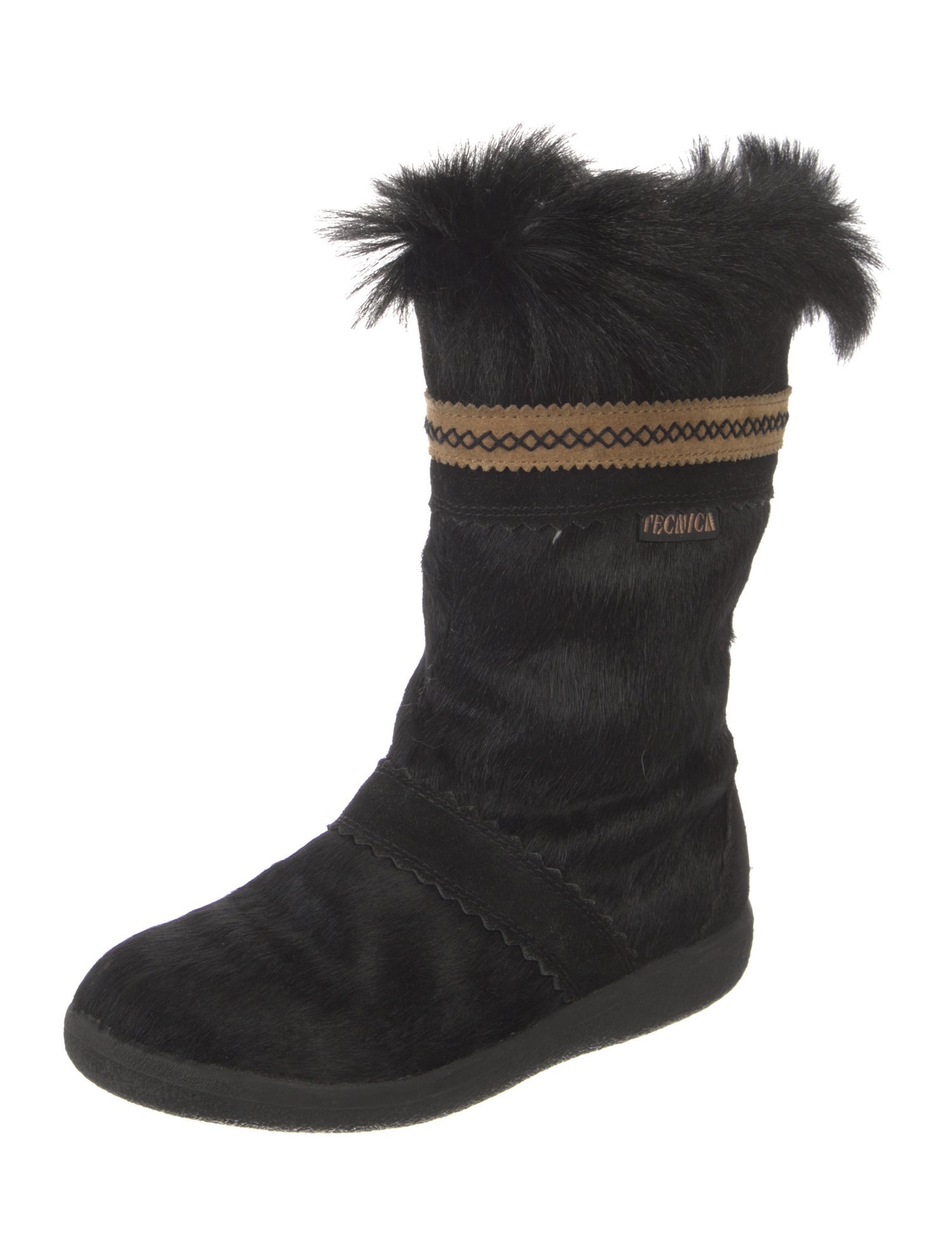 Tecnica Ponyhair Striped Boots