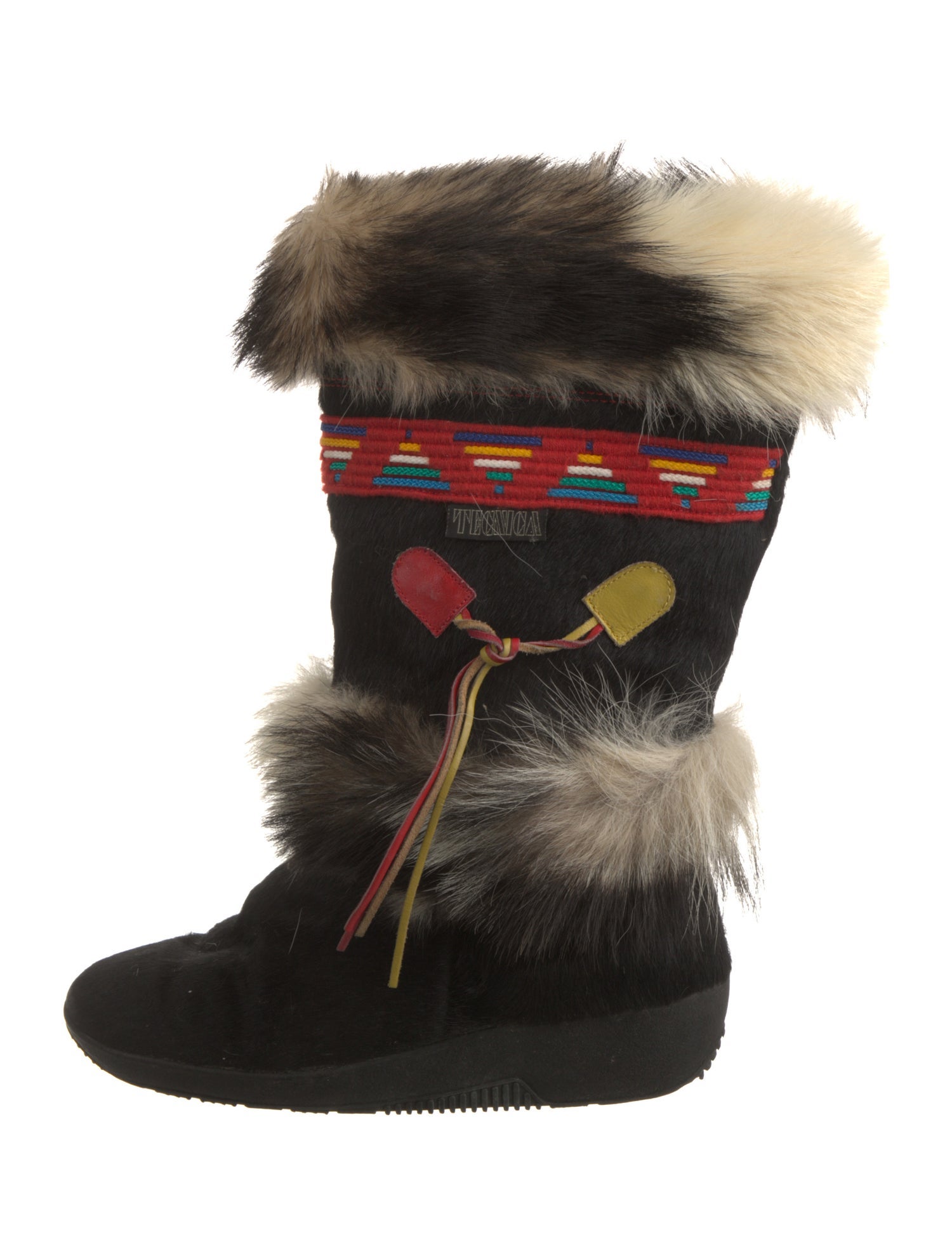 Tecnica Ponyhair Fur Trim Boots