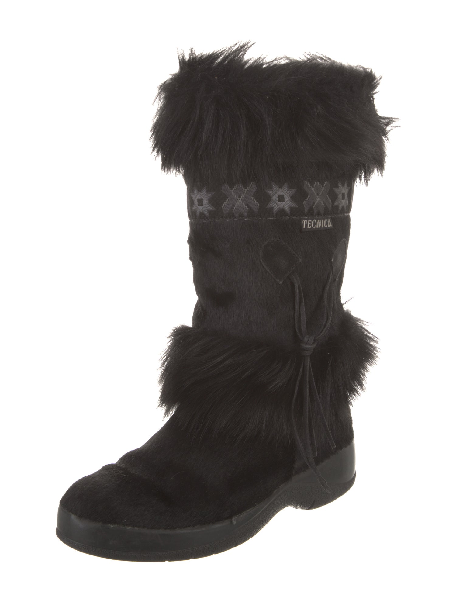 Tecnica Ponyhair Fur Trim Boots
