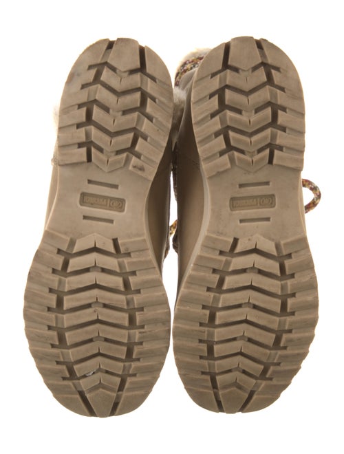 Tecnica Suede Colorblock Pattern Lace-Up Boots