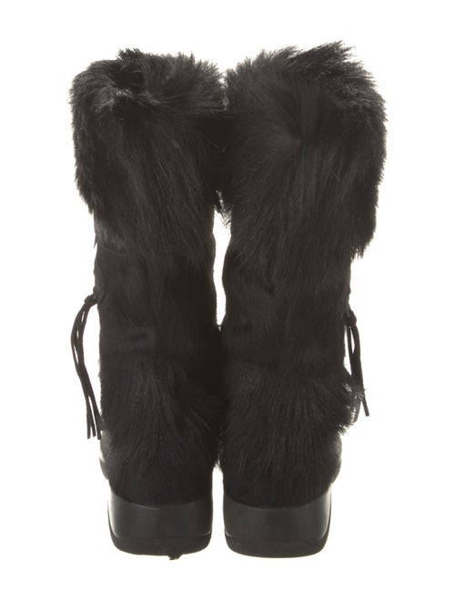 Tecnica Fur Fur Trim Lace-Up Boots