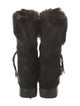 Tecnica Fur Fur Trim Lace-Up Boots