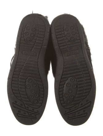 Tecnica Fur Fur Trim Lace-Up Boots