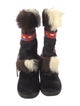 Tecnica Fur Striped Boots