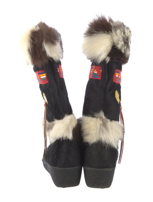 Tecnica Fur Striped Boots