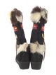 Tecnica Fur Striped Boots