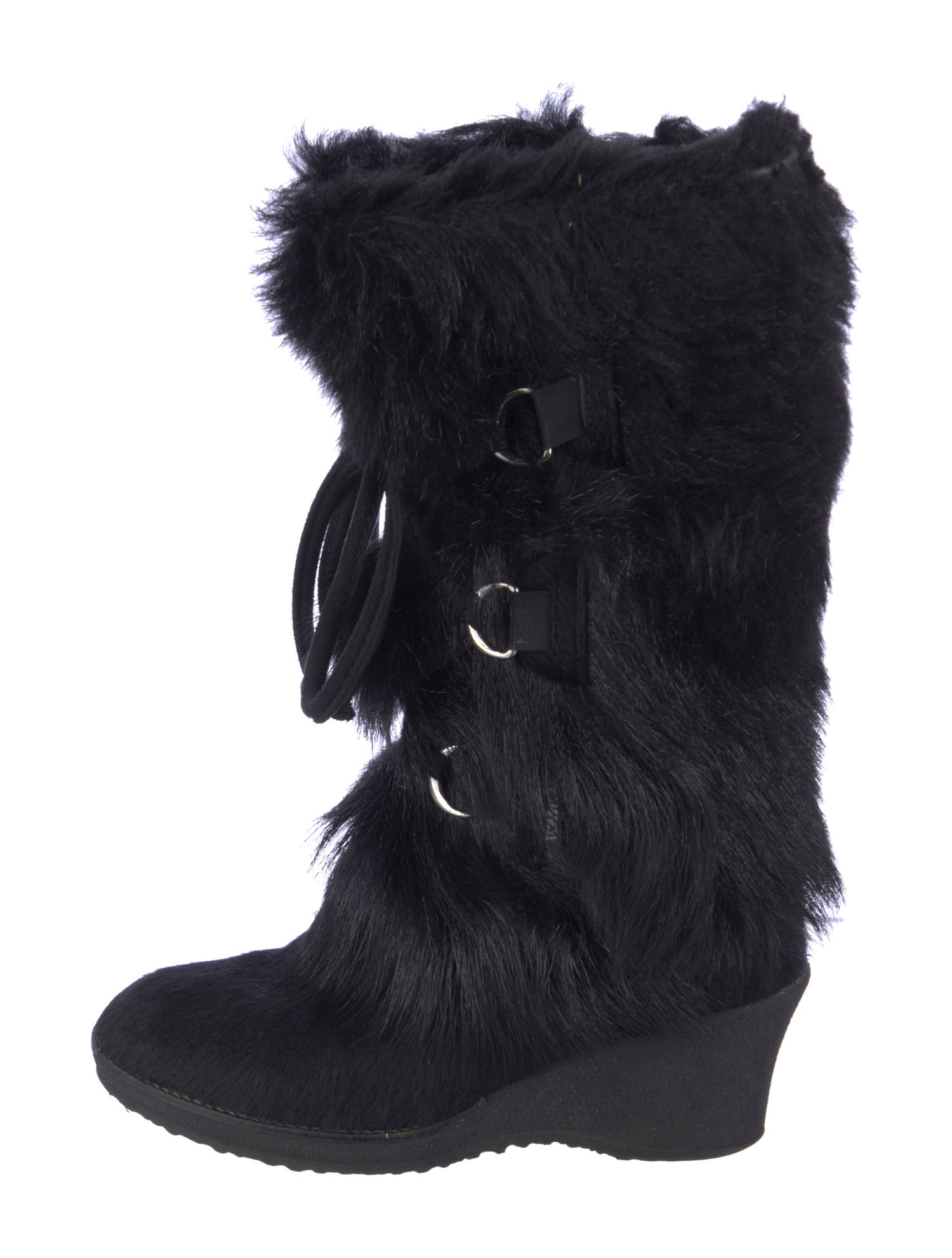 Tecnica Faux Fur Lace-Up Boots