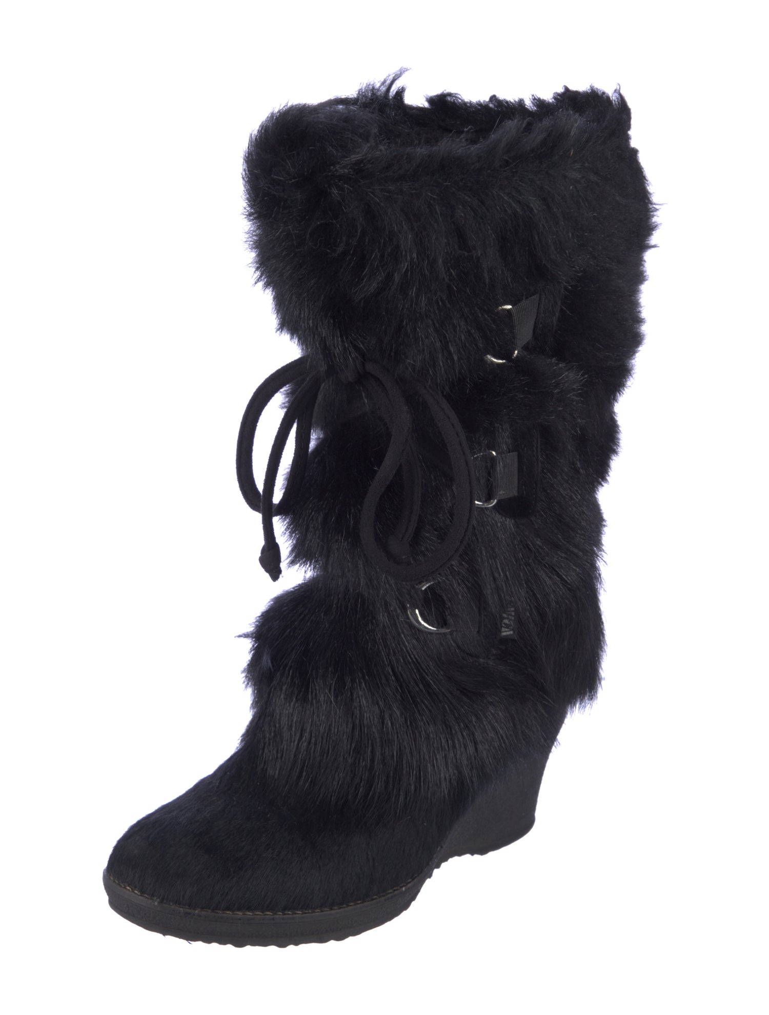 Tecnica Faux Fur Lace-Up Boots