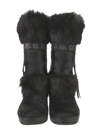 Tecnica Ponyhair Fur Trim Boots