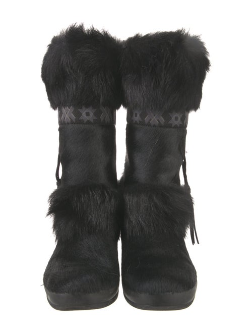 Tecnica Ponyhair Fur Trim Boots