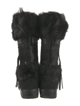 Tecnica Ponyhair Fur Trim Boots