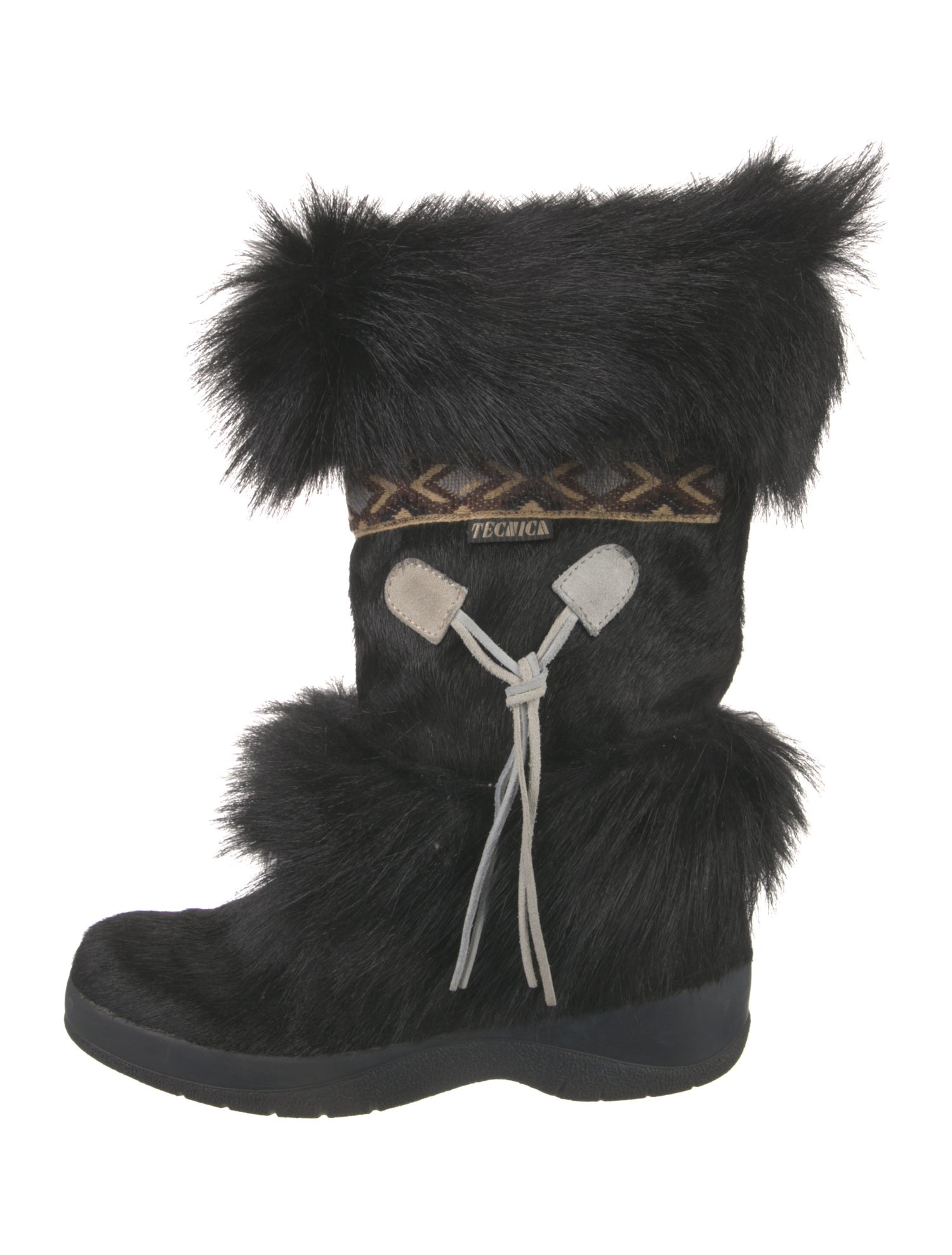 Tecnica Ponyhair Fur Trim Boots