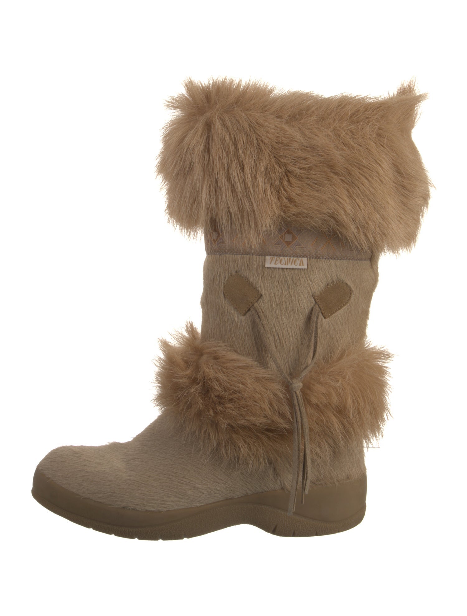Tecnica Ponyhair Fur Trim Boots