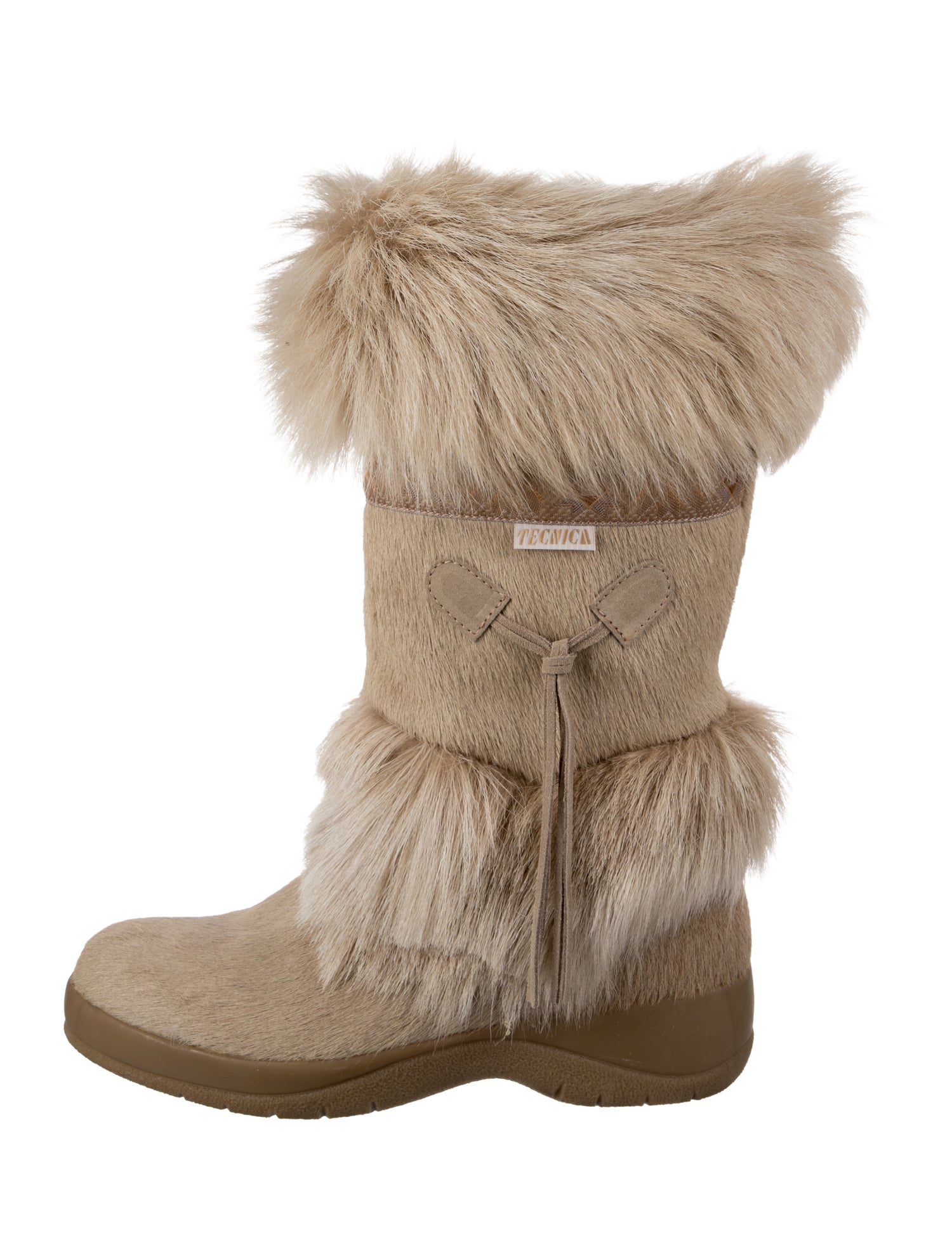 Tecnica Ponyhair Patterned Boots