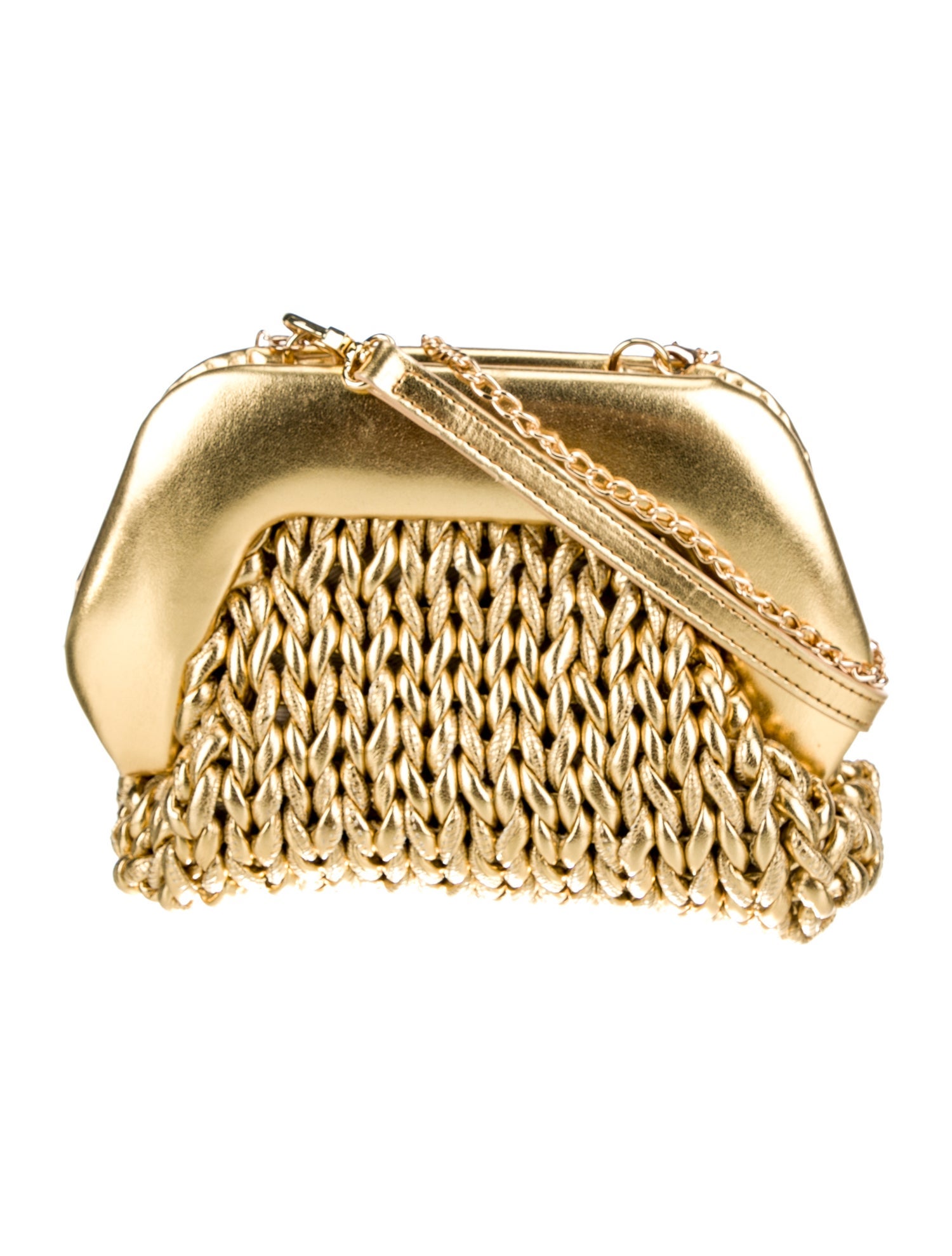 Themoirè Leather Crossbody Bag