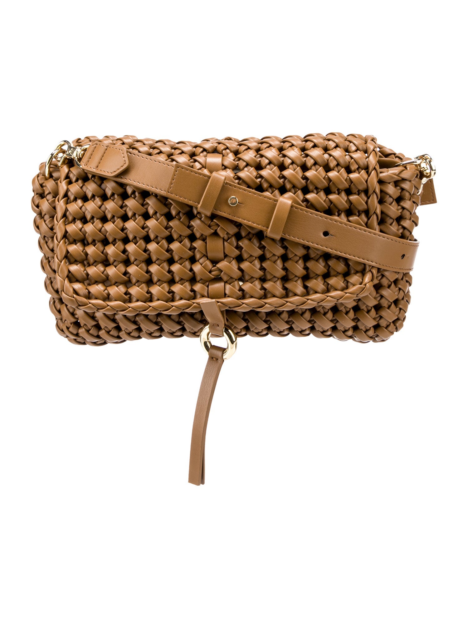 Themoirè Vegan Leather Shoulder Bag