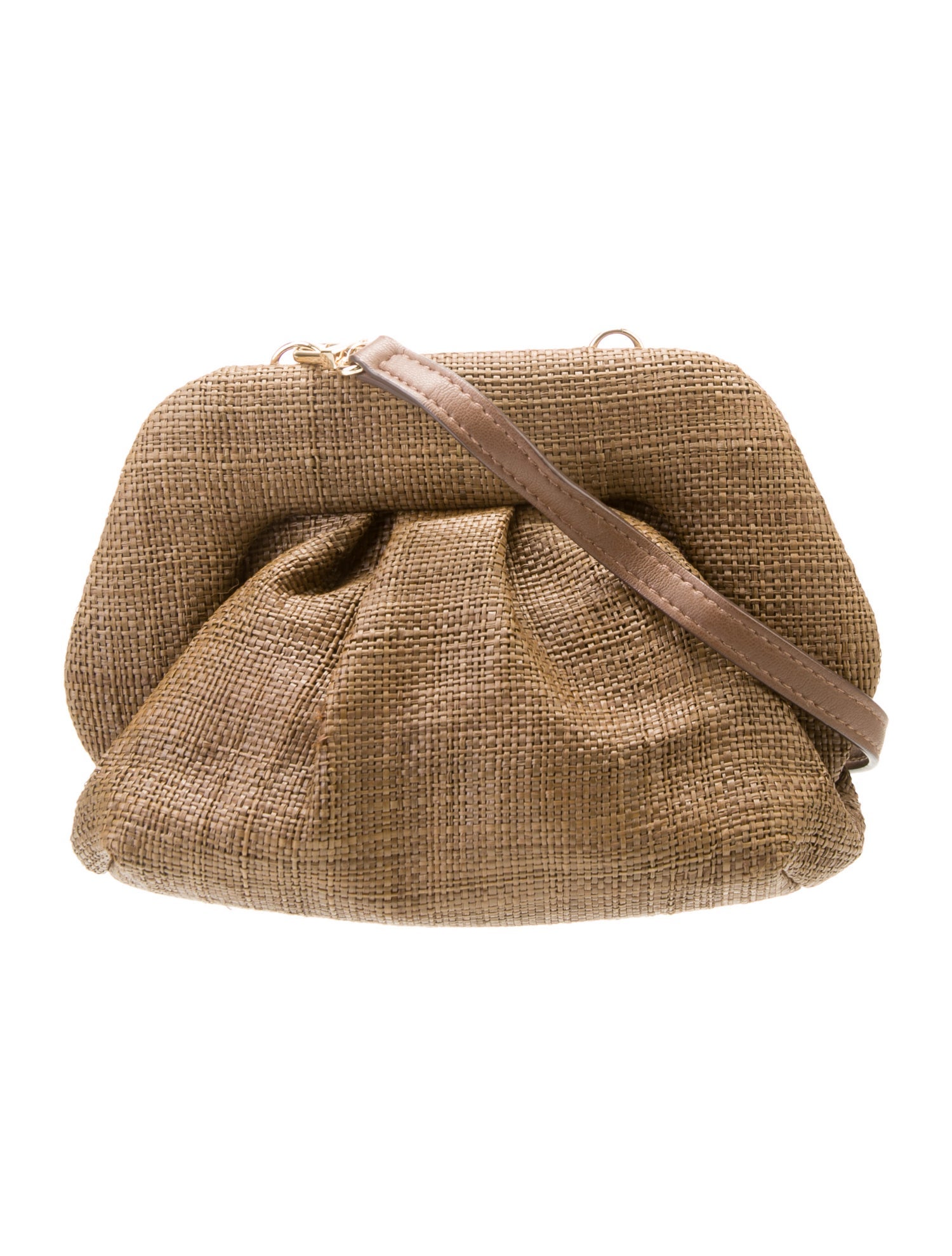 Themoirè Raffia Crossbody Bag