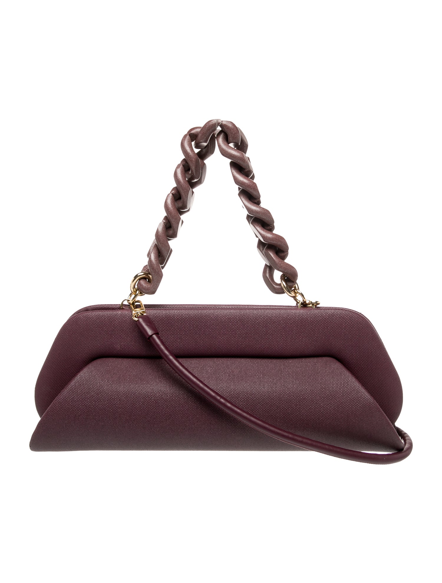 Themoirè Leather Shoulder Bag