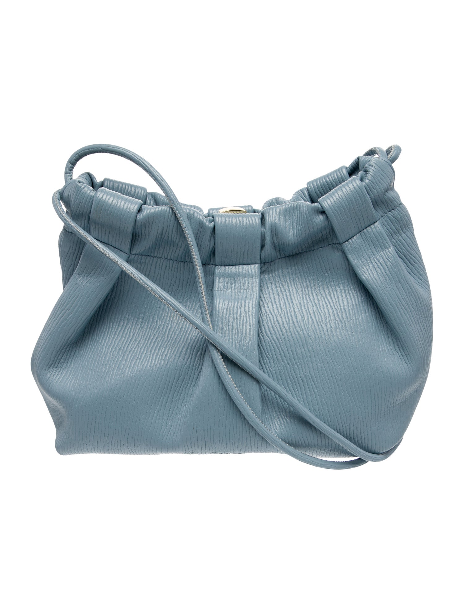 Themoirè Leather Shoulder Bag