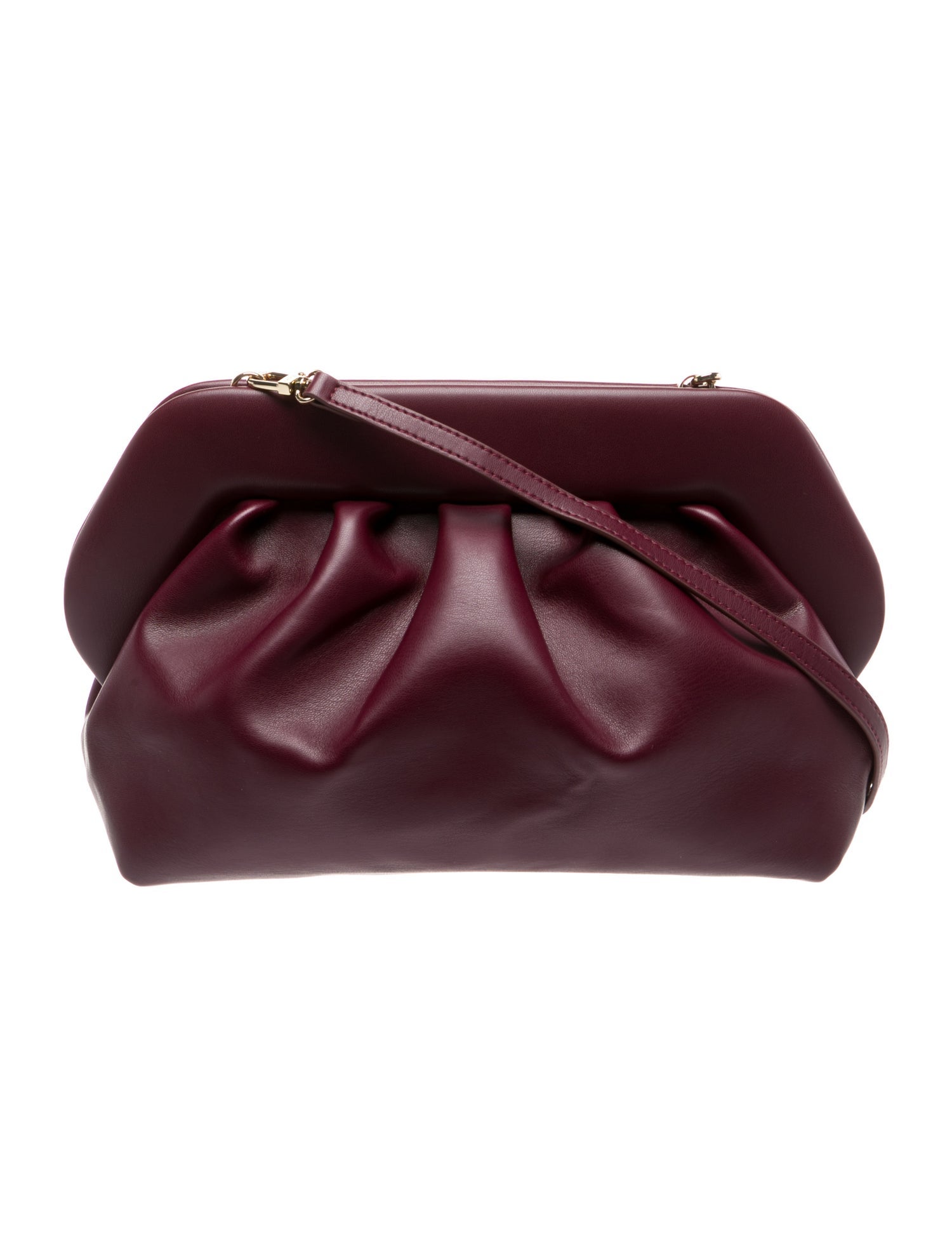 Themoirè Leather Evening Bag