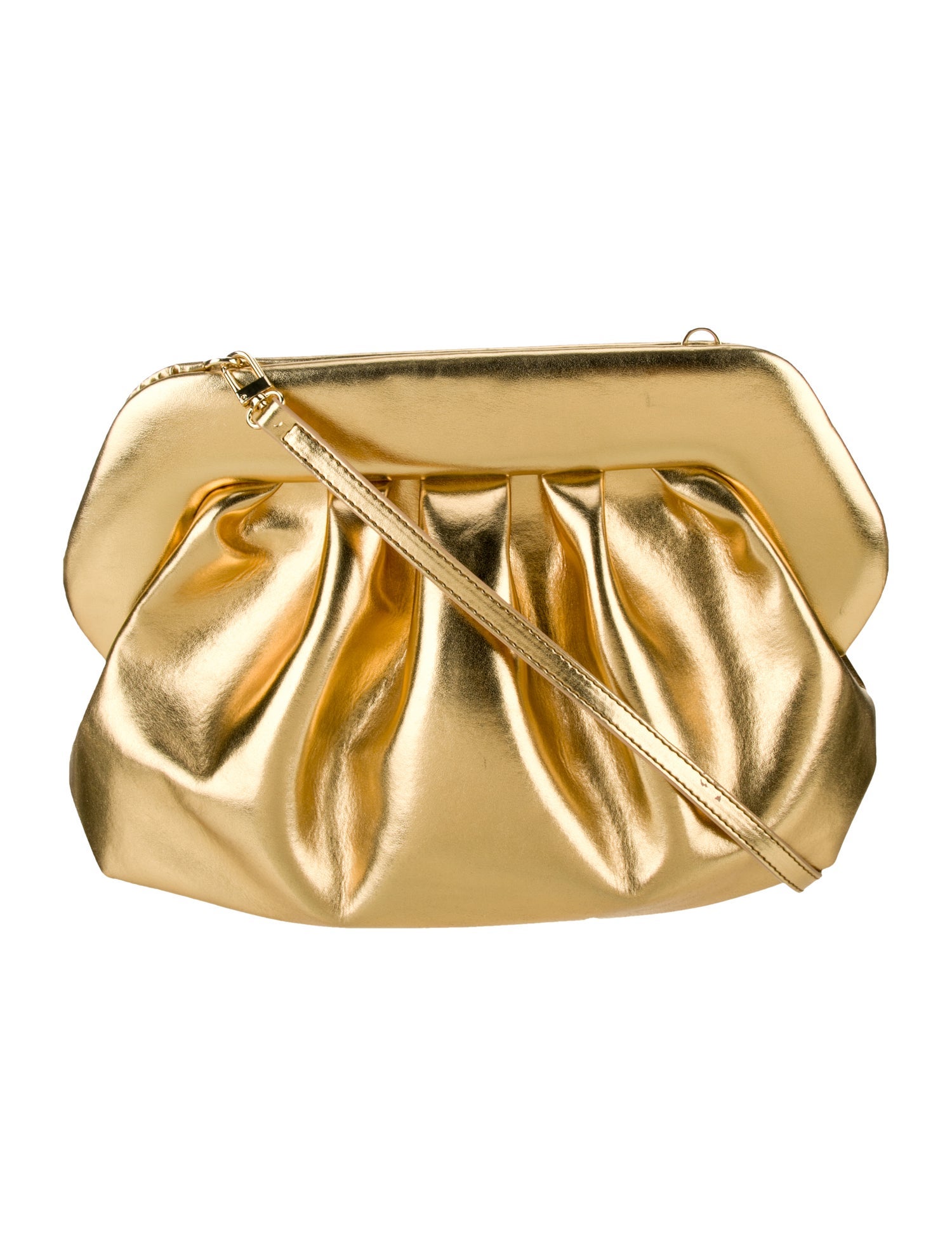 Themoirè Leather Evening Bag