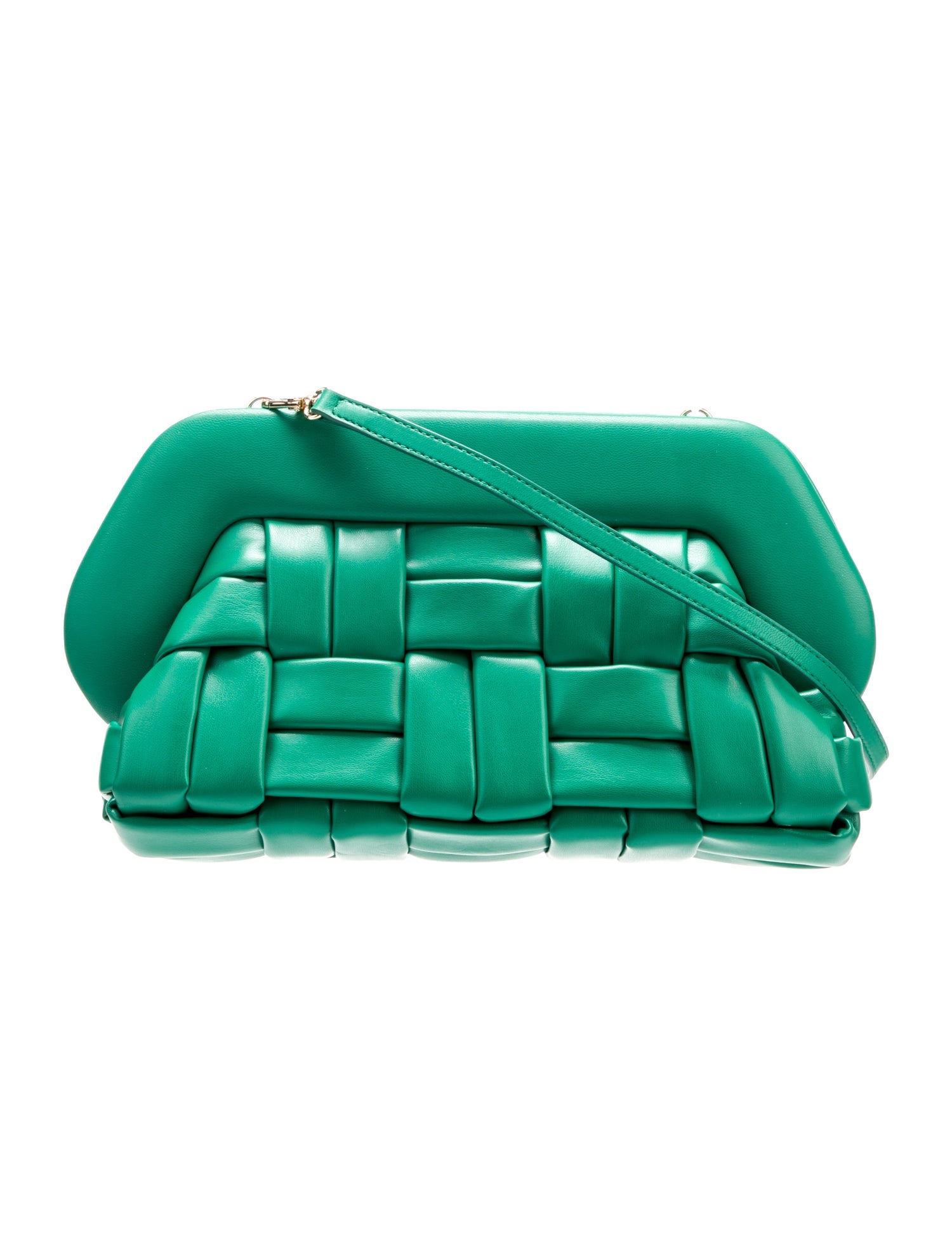 Themoirè Vegan Leather Clutch