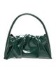 Themoirè Patent Leather Top Handle Bag