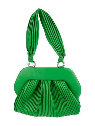 Themoirè Leather Top Handle Bag