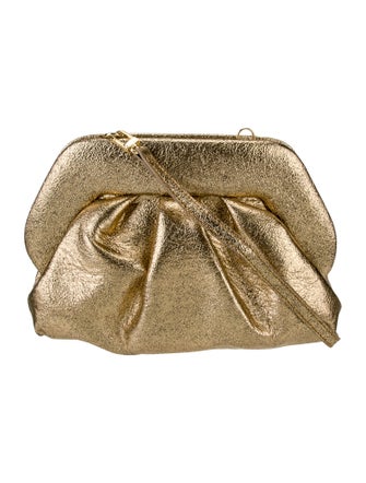 Themoirè Leather Evening Bag